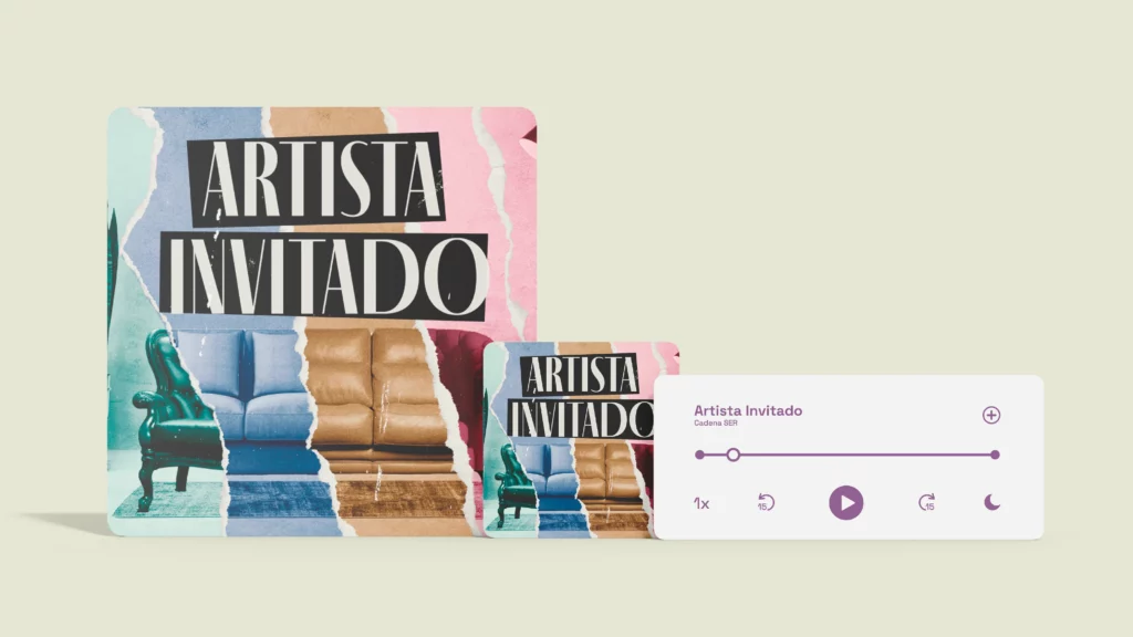 Artista Invitado, podcast cover for Cadena SER by Rui Medronho
