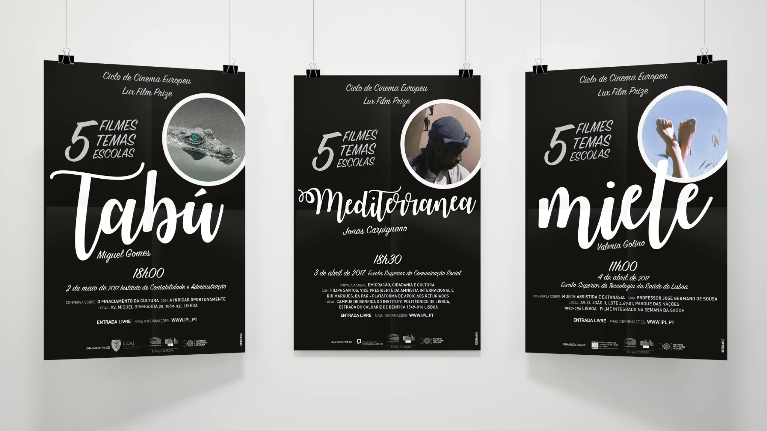 European Film Cycle - Lux Film Prize posters